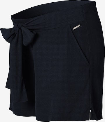 Regular Pantaloni de la Esprit Maternity pe negru: față