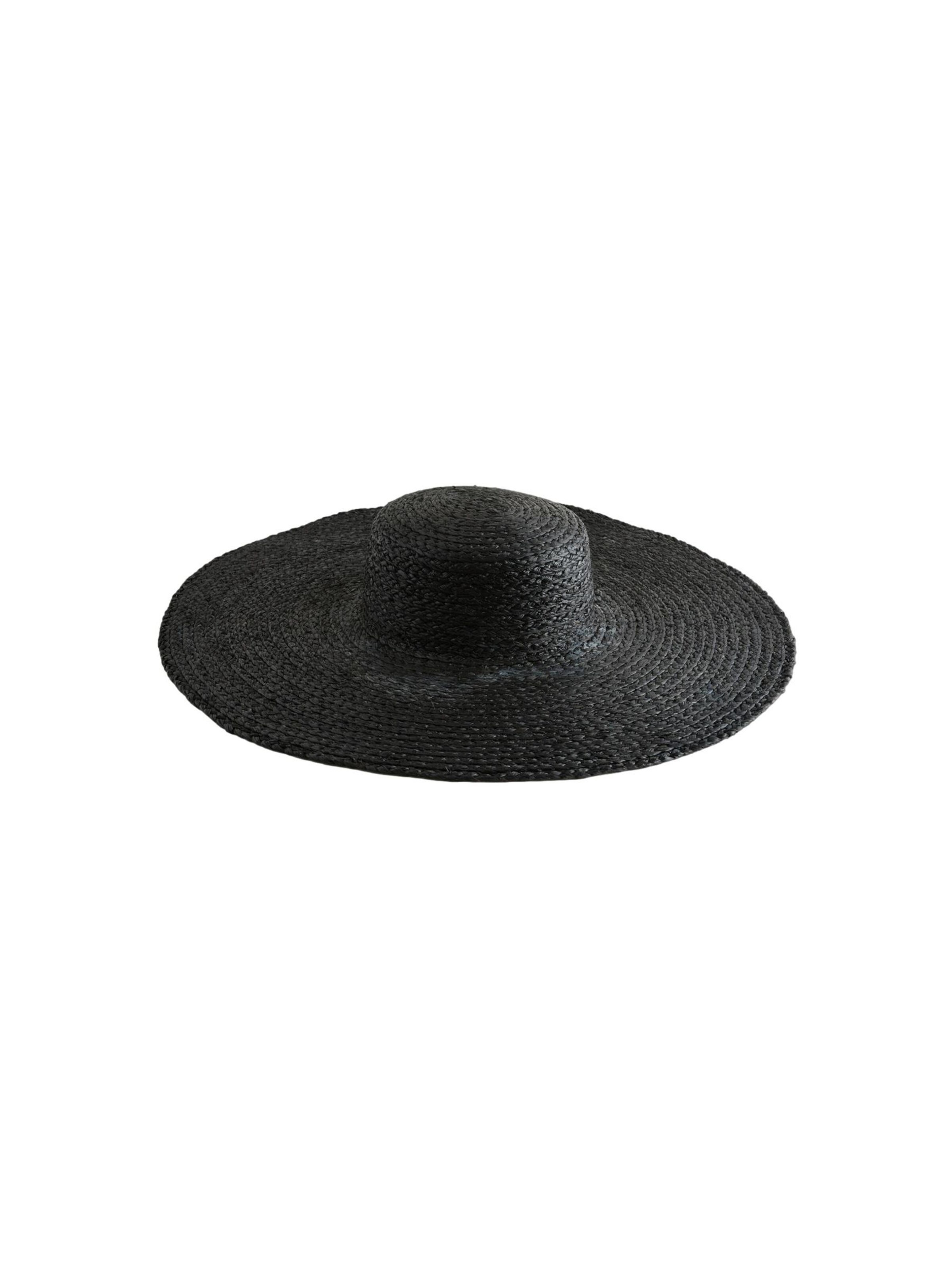 Next Hut in Schwarz: Vorderseite
