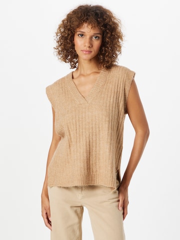 ICHI Sweater 'Kamara' in Beige: front