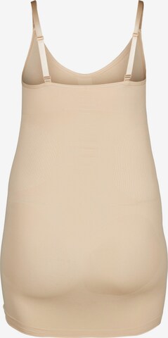 Zizzi - Vestido de corpiño en beige