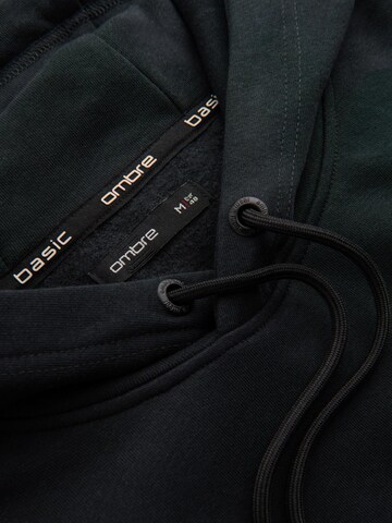 Ombre Sweatshirt 'OM-SSBN-0161' in Zwart