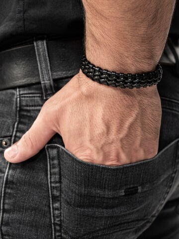 SERASAR Bracelet 'Steel' in Black