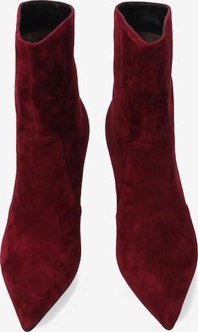 VENEZIA Boots 'Braune Wildleder Damenstiefel mit Stiletto-Absatz 41' in Rot: Vorderseite