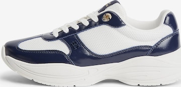 Baskets basses TOMMY HILFIGER en blanc : devant
