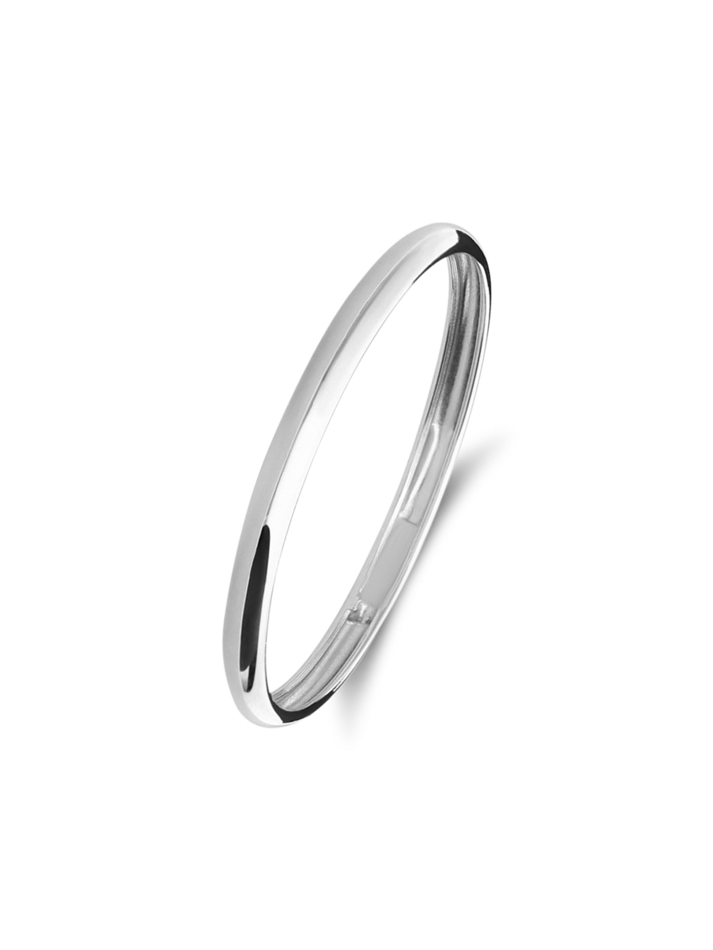 Lucardi Ring 'Einfach' in Silver: front