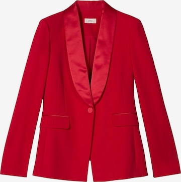 Blazer di oltre in rosso: frontale