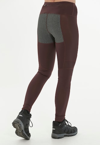 Whistler Regular Workout Pants 'Millie' in Brown