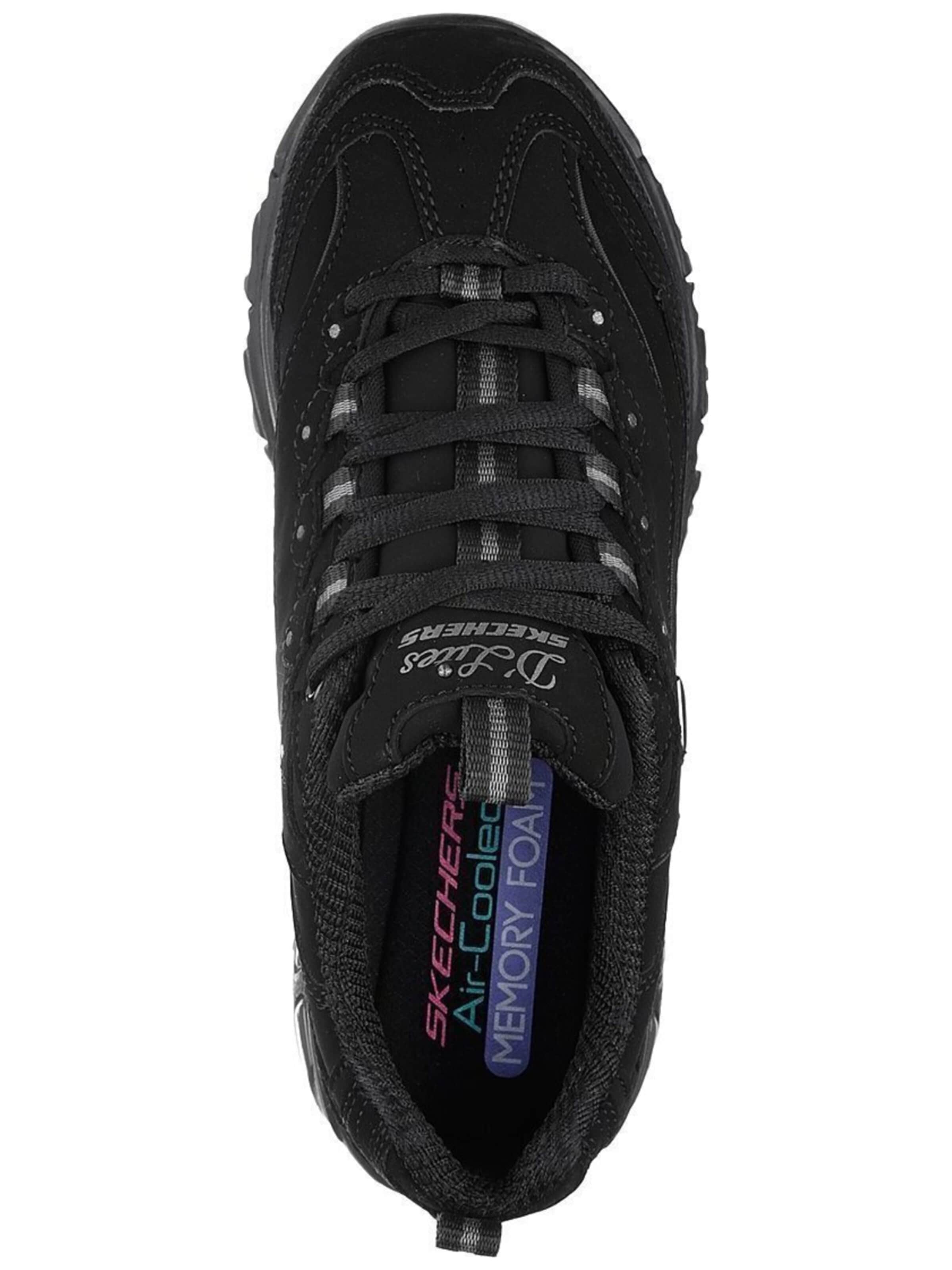 SKECHERS Sportschoen 'Skechers D'Lites' in Zwart