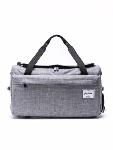 Sac de voyage 'Winslow Raven Crosshatch Bag' Herschel en gris : devant