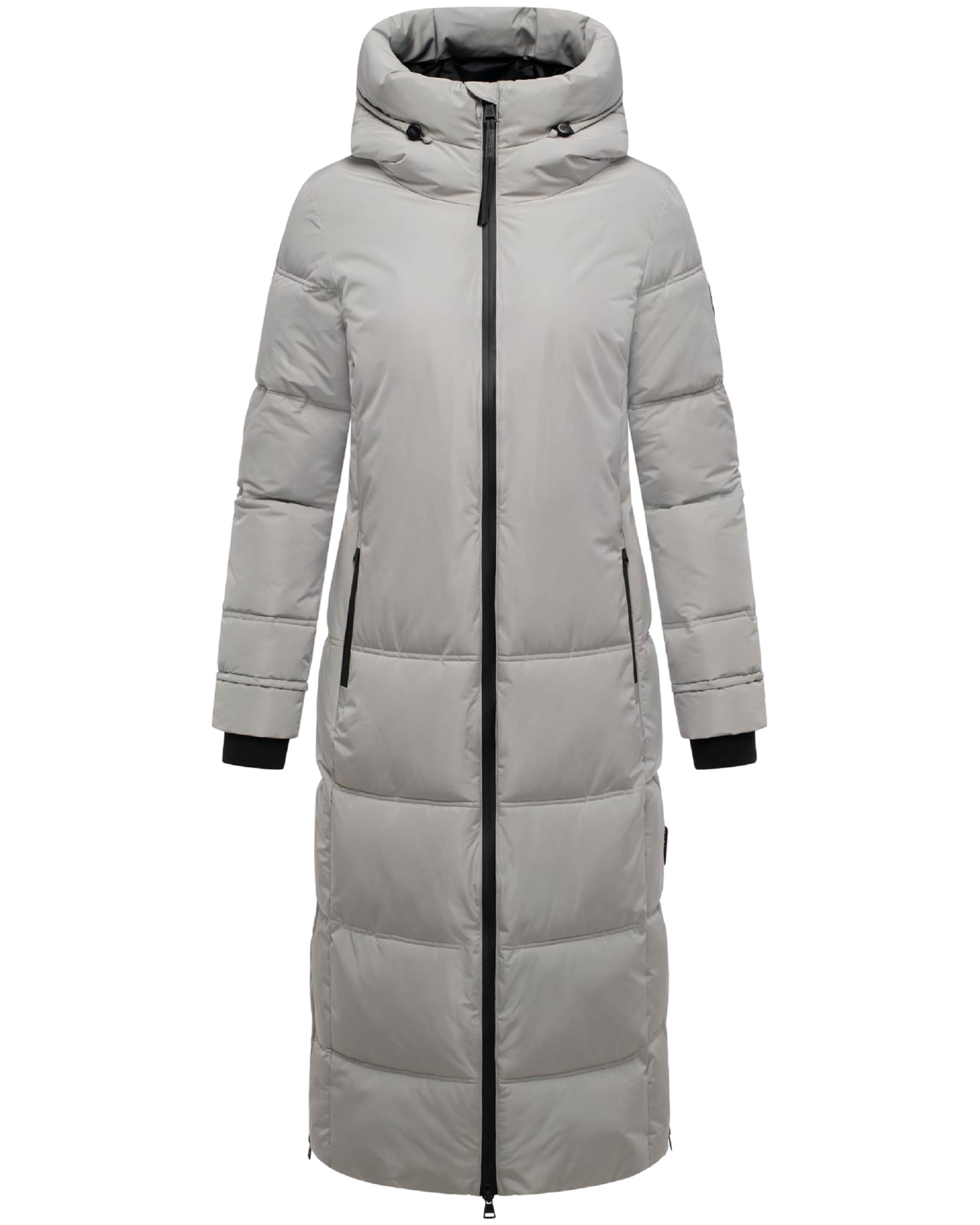 pelēks MARIKOO Ziemas mētelis 'Honiaa XVI': no priekšpuses