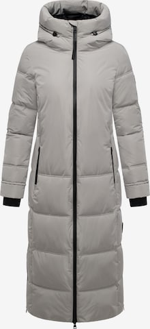 MARIKOO Mantel 'Honiaa XVI' in Grau: Vorderseite