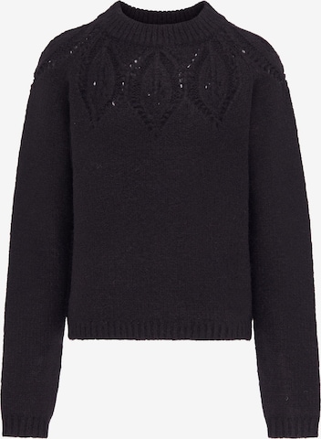 Pull-over DreiMaster Vintage en noir : devant