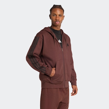 ADIDAS SPORTSWEAR Sportsweatjacke in Braun