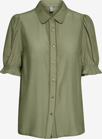 CULTURE Blouse 'Asmine' in Groen: voorkant