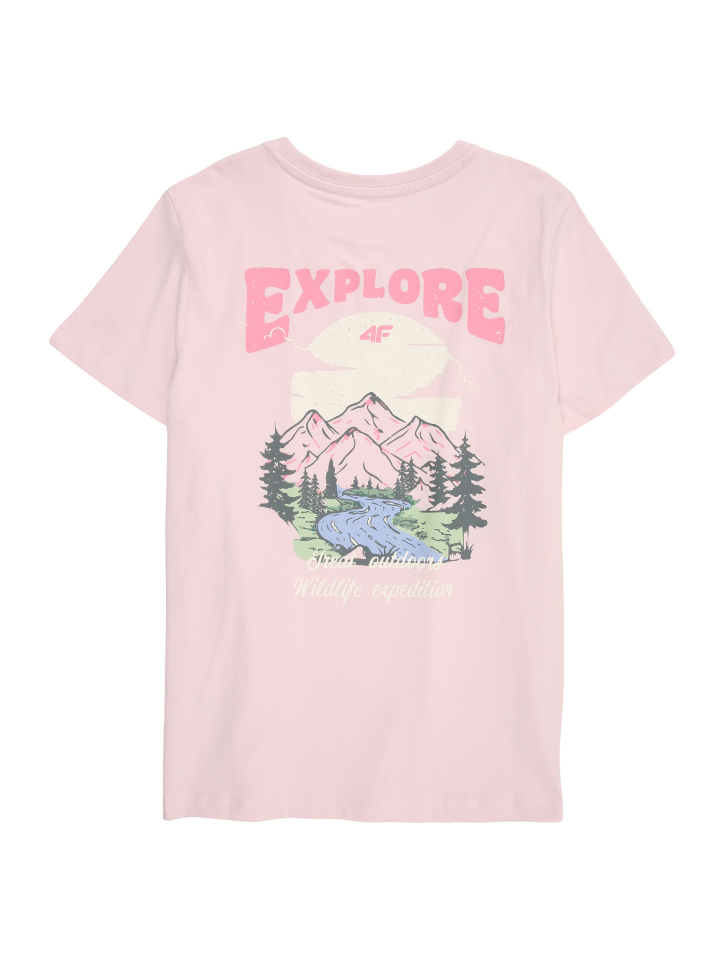 4F Junior Funkcionalna majica | roza barva