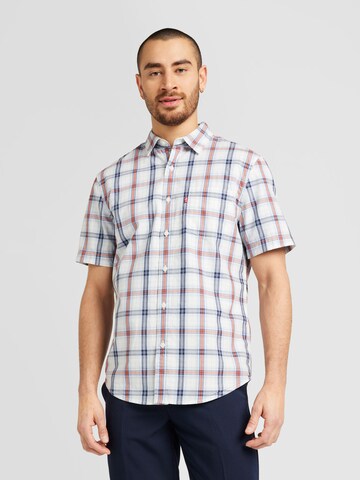 LEVI'S ® Regular fit Button Up Shirt 'SUNSET' in Blue: front