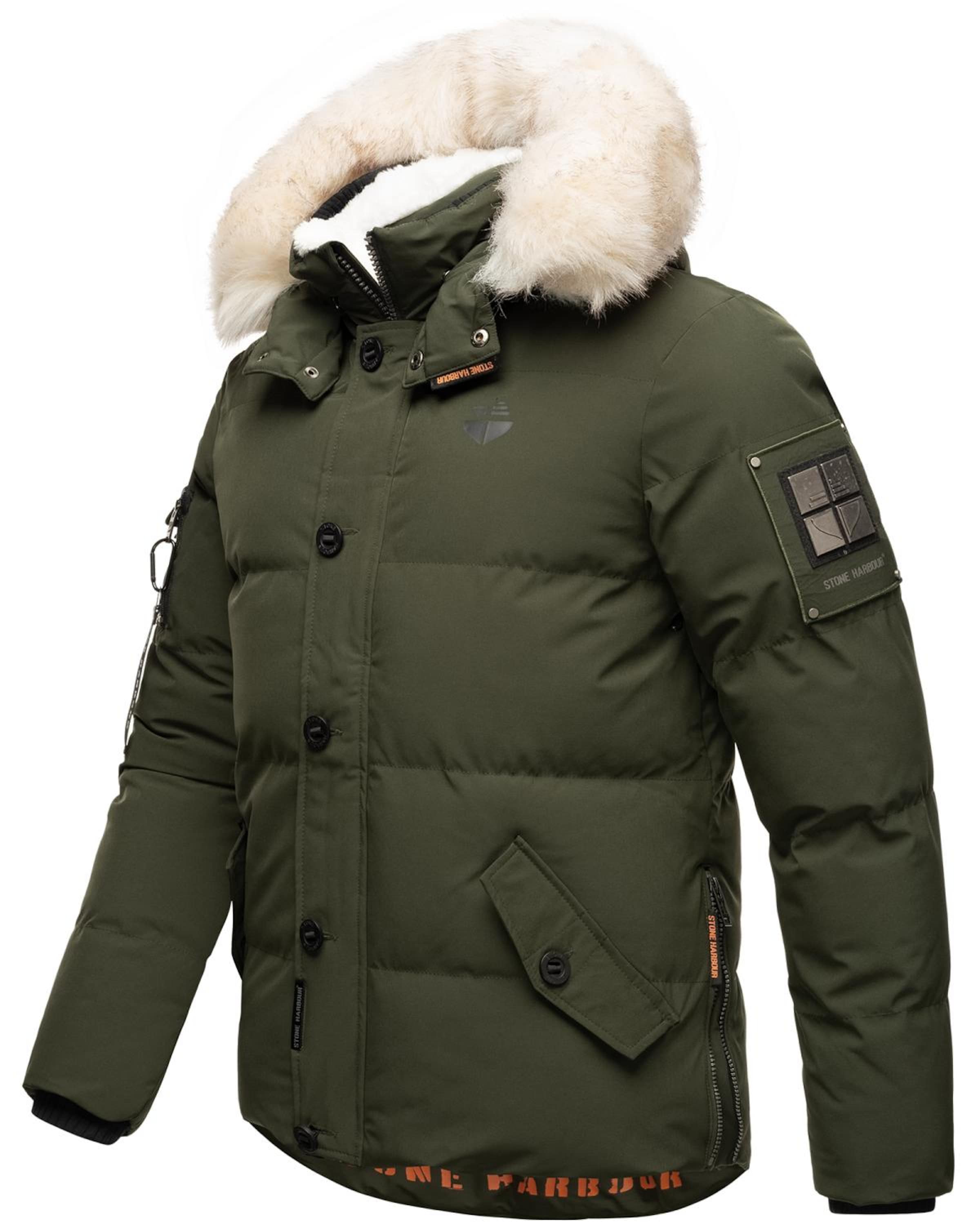 Veste d’hiver 'Halvaar' STONE HARBOUR en vert