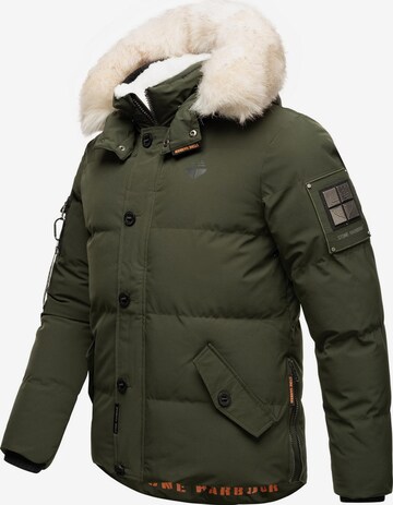 Veste d’hiver 'Halvaar' STONE HARBOUR en vert