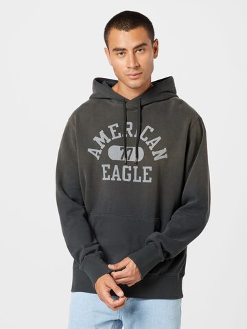 Sweat-shirt American Eagle en gris : devant