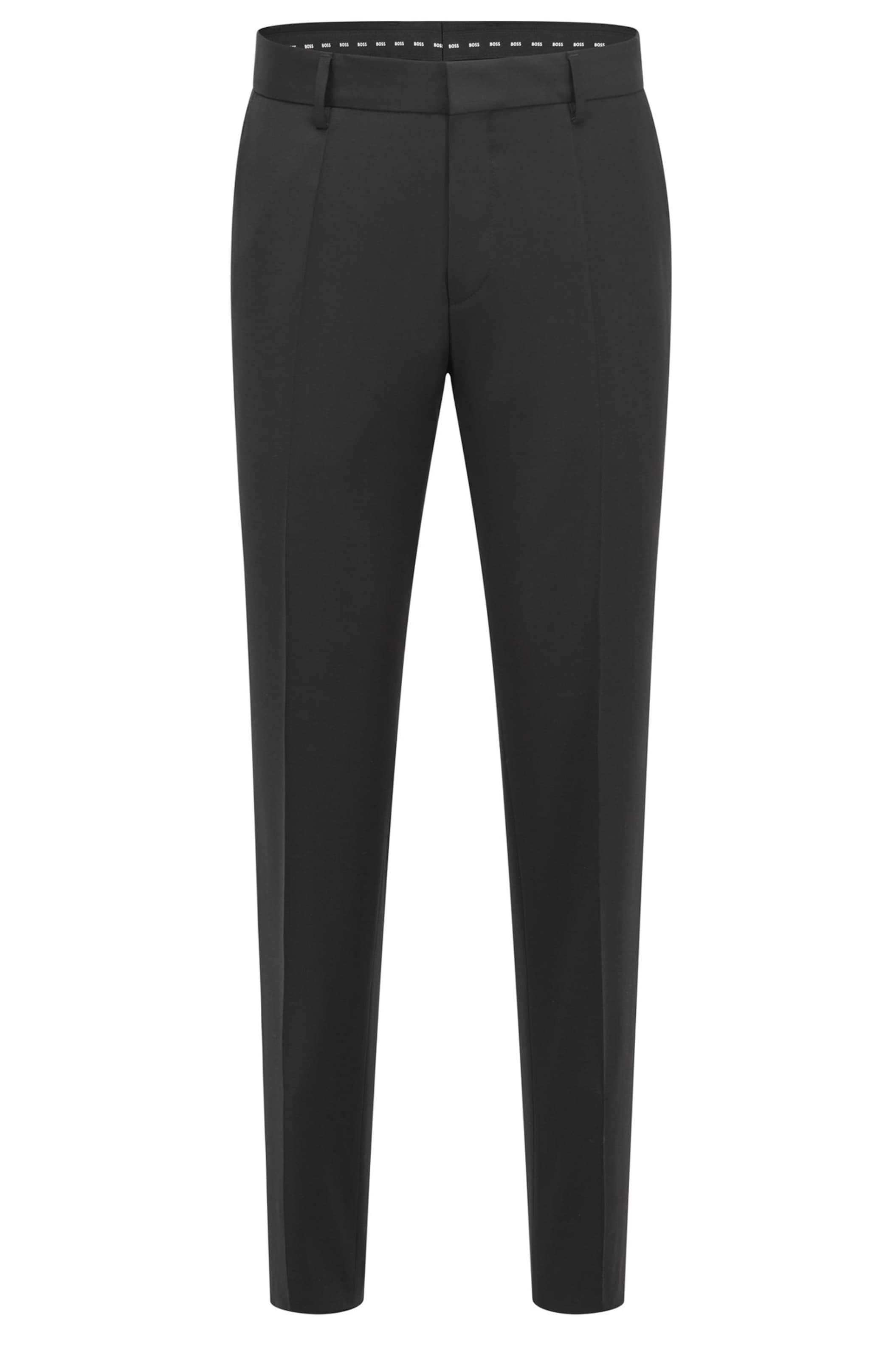 HUGO Slimfit Hose 'Genius' in Schwarz: Vorderseite