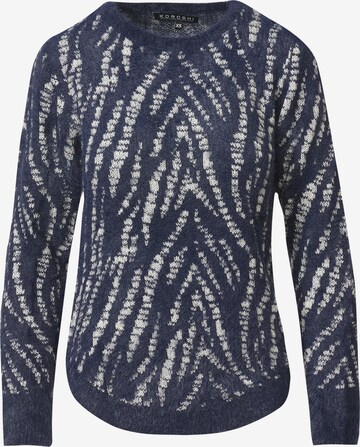 KOROSHI Sweater in Blue: front