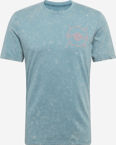 Tricou funcțional 'Run Anywhere' UNDER ARMOUR pe albastru pastel / portocaliu, Vizualizare produs