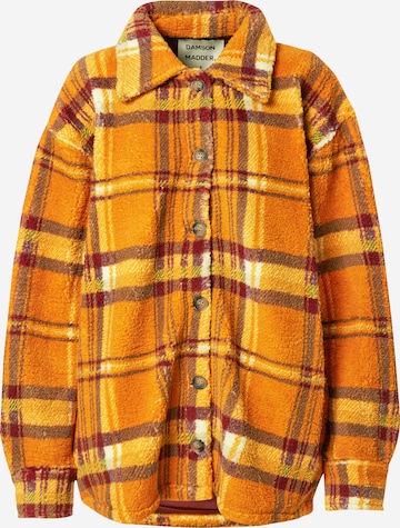 Damson Madder Fleece Jacket in Orange: front