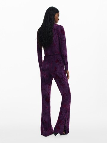 Desigual - Acampanado Pantalón en lila