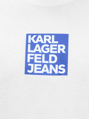 balta KARL LAGERFELD JEANS Marškinėliai