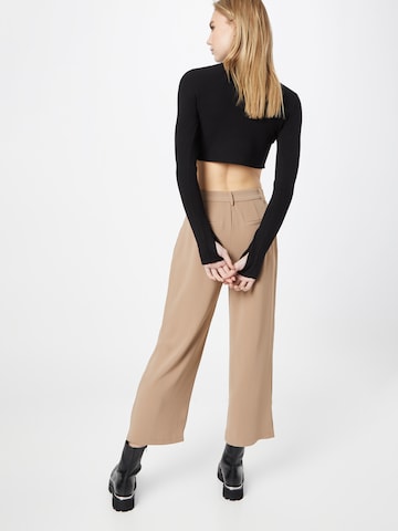 ABOUT YOU Loose fit Pleat-Front Pants in Beige