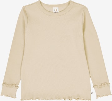 Müsli by GREEN COTTON Shirt in Beige: voorkant
