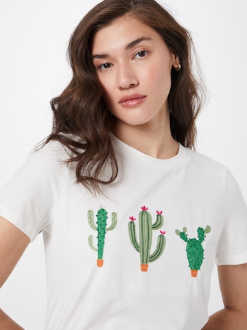 T-shirt 'ROCKSY' VILA en blanc