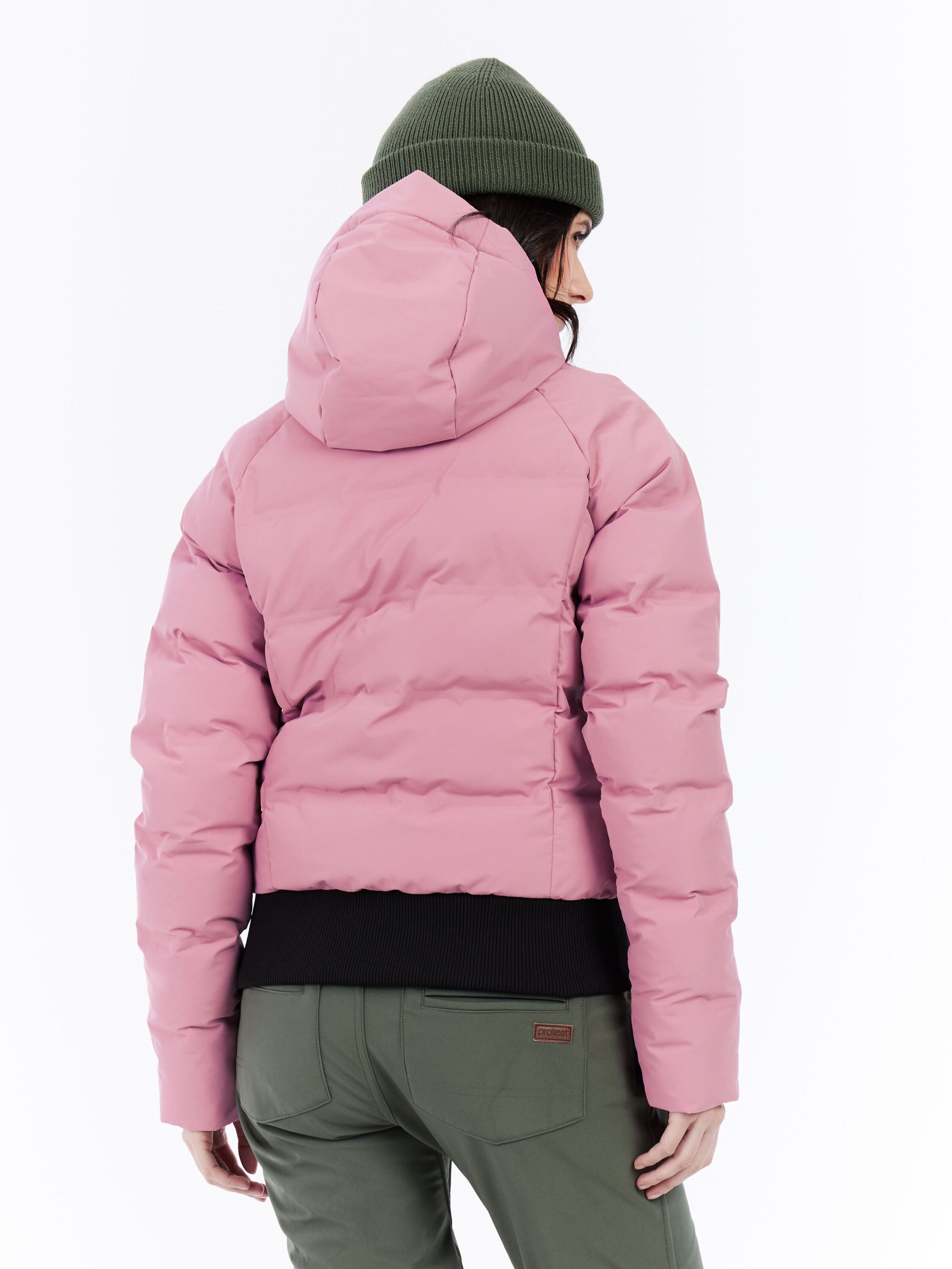 PROTEST Athletic Jacket 'PRTALYSUMI' in Pink