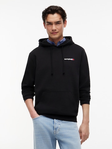 Tommy Jeans Collegepaita 'ENTRY DNA' värissä musta: etupuoli