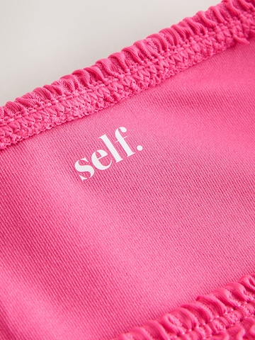 self. Bikinihose in Pink