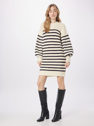 River Island Knit dress 'CAMILLE' in Beige: front
