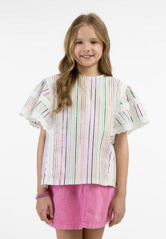 myMo KIDS Blouse in Wit: voorkant