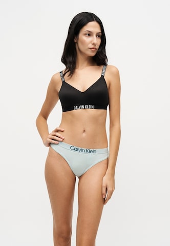 String Calvin Klein Underwear en vert : devant