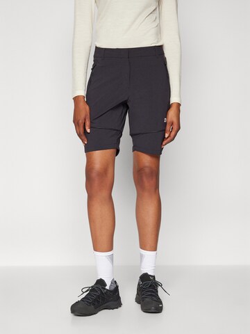 Coupe slim Pantalon outdoor 'HIKEOUT' JACK WOLFSKIN en noir