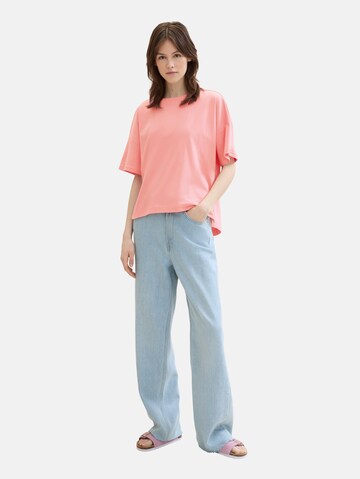 TOM TAILOR DENIM T-Shirt in Pink
