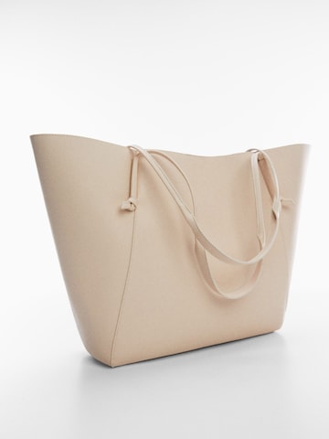 MANGO Schultertasche 'Rodri' in Beige: predná strana