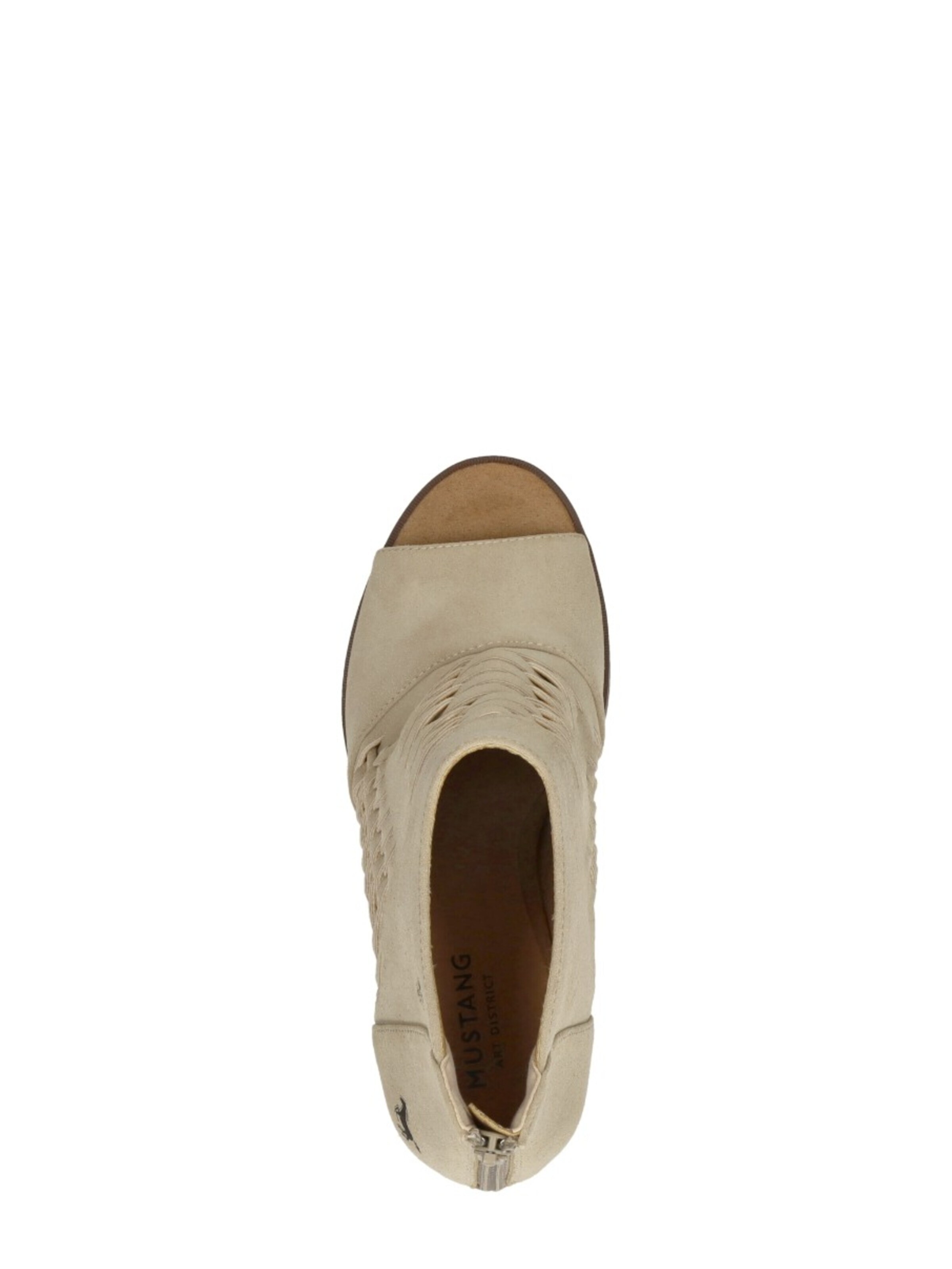 MUSTANG Sandaal 'Sandalen Hak' in Beige