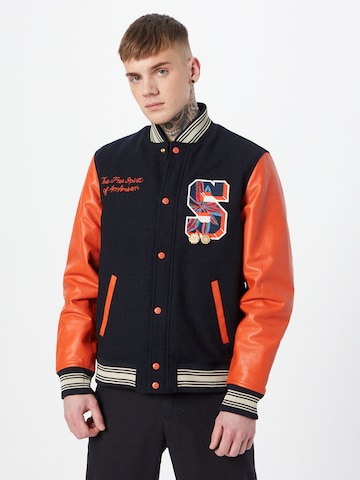 SCOTCH & SODA Between-season jacket in Blue: front