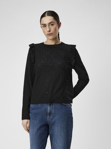 OBJECT Shirt 'CITRUS' in Black: front