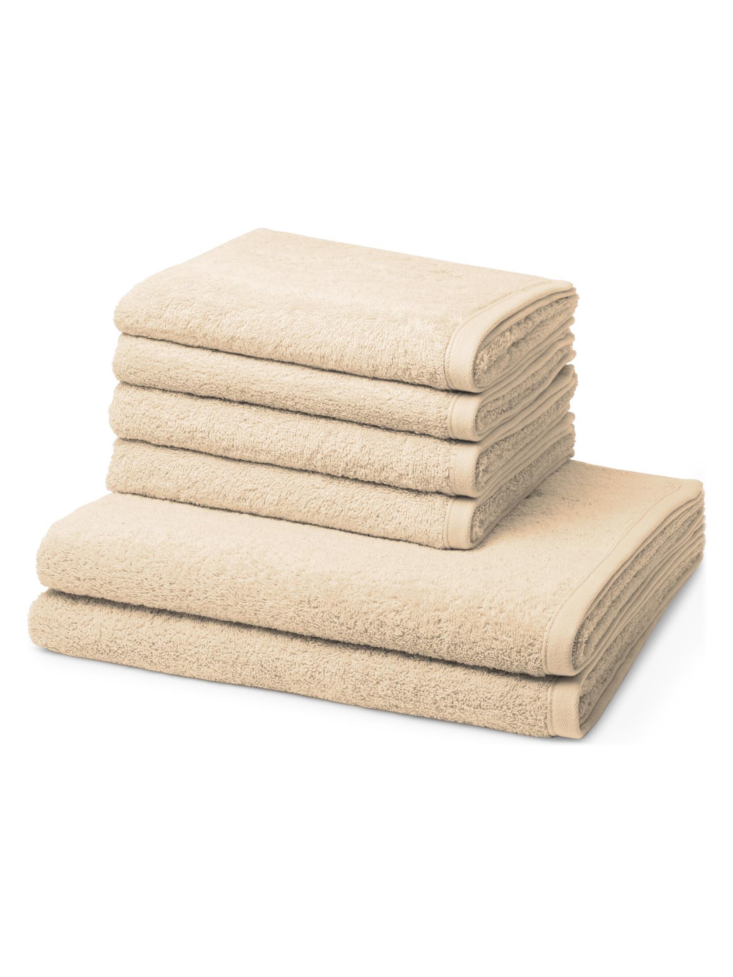 ROSS Towel 'Vita' in Beige: front