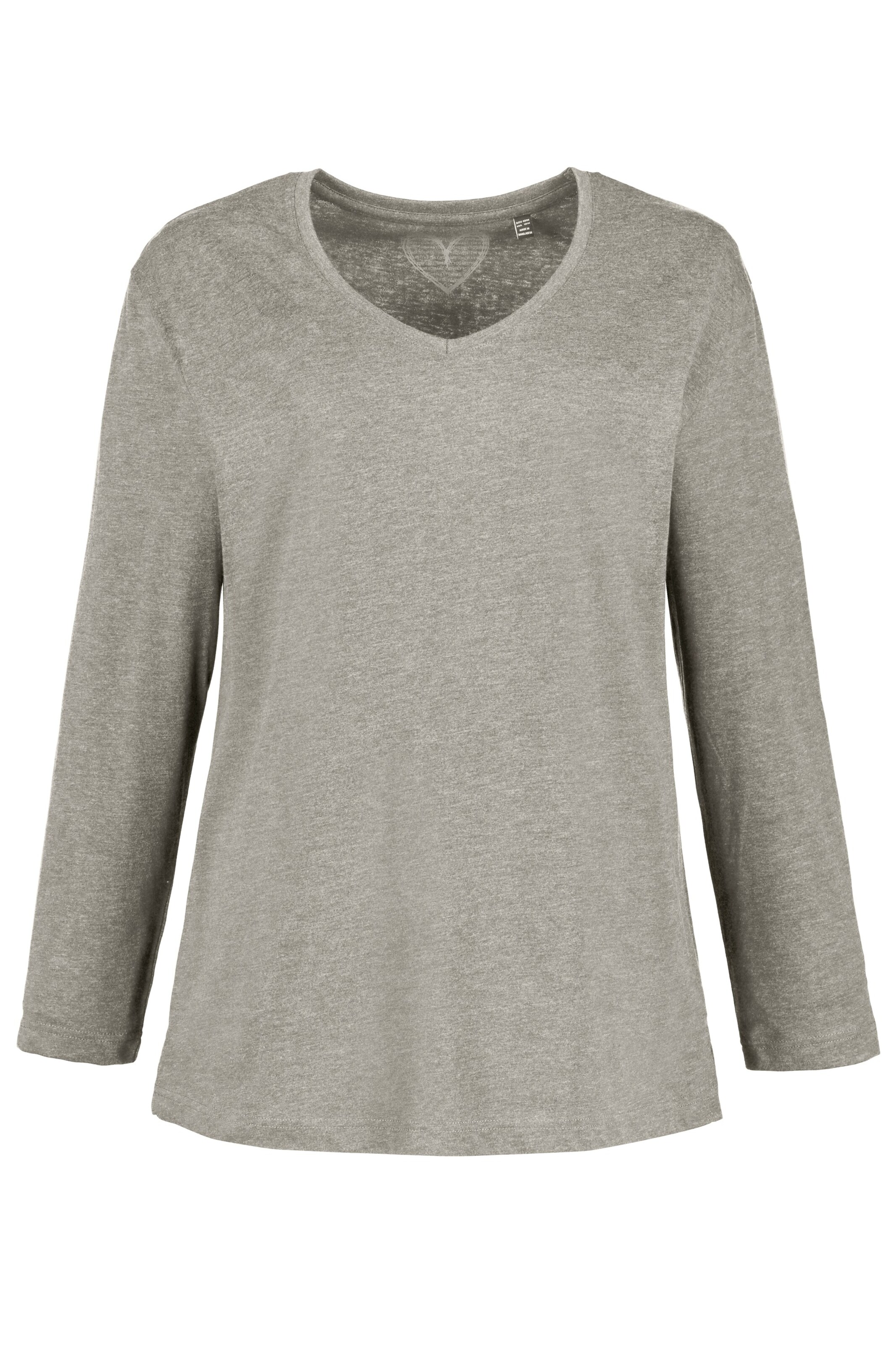 Ulla Popken Shirt in Grey: front