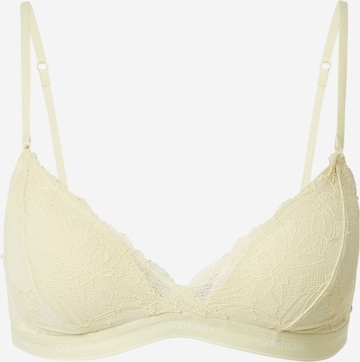 Soutien-gorge Calvin Klein Underwear en jaune : devant
