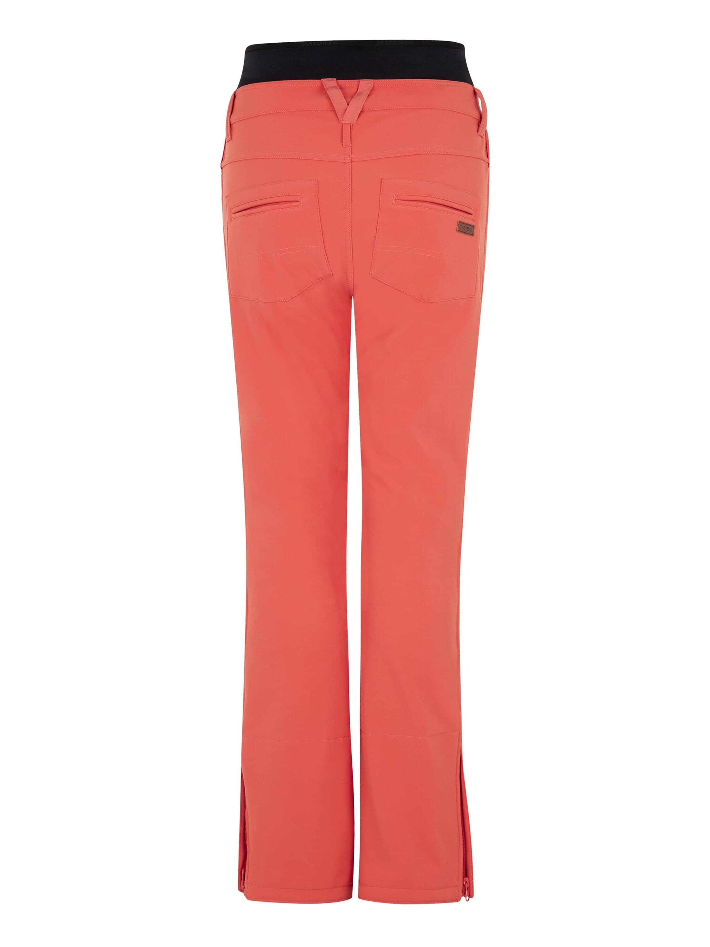 Coupe slim Pantalon de sport 'LULLABY' PROTEST en rouge