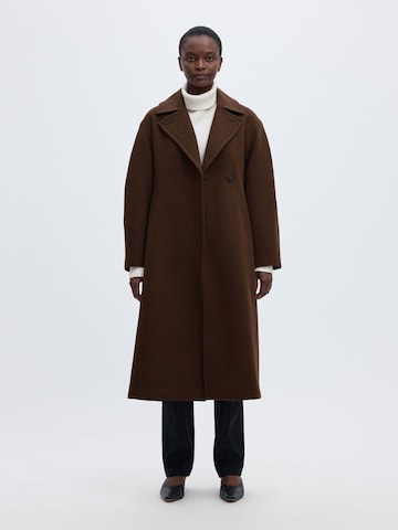 Cappotto di mezza stagione di SELECTED in marrone: frontale