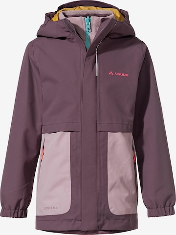 VAUDE Outdoor jacket 'Campfire' in Purple: front